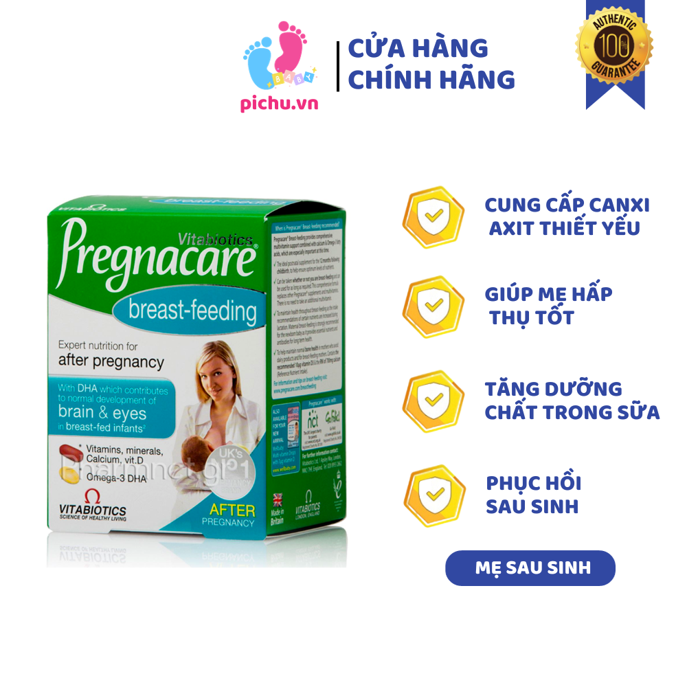 Vitamin Tổng Hợp Sau Sinh Pregnacare Breastfeeding (84v) Anh Quốc - Phụ Nữ Sau Sinh