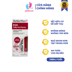 Sắt Dạng Xịt BETTER YOU (25ml) Anh Quốc - Dành Cho Bé Trên 1 Tuổi