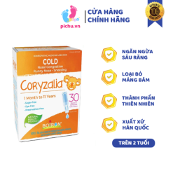 Muối Uống Trị Sổ Mũi Boiron Coryzalia (30 ống) Canada - Dành Cho Trẻ Từ 1 Tháng Tuổi