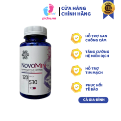 Viên Uống Phục Hồi Tế Bào, Chống Oxy Hoá Novomin - Siberian Wellness - Fomula4 (120v) Nga
